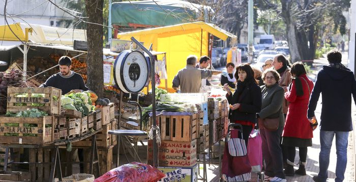 Precios acordados en las ferias barriales