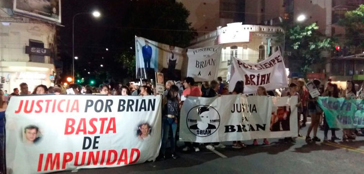 Pedido de Justicia por Brian Aguinaco