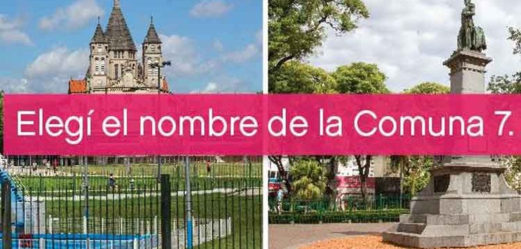 Invitan a elegir el nombre de la Comuna 7