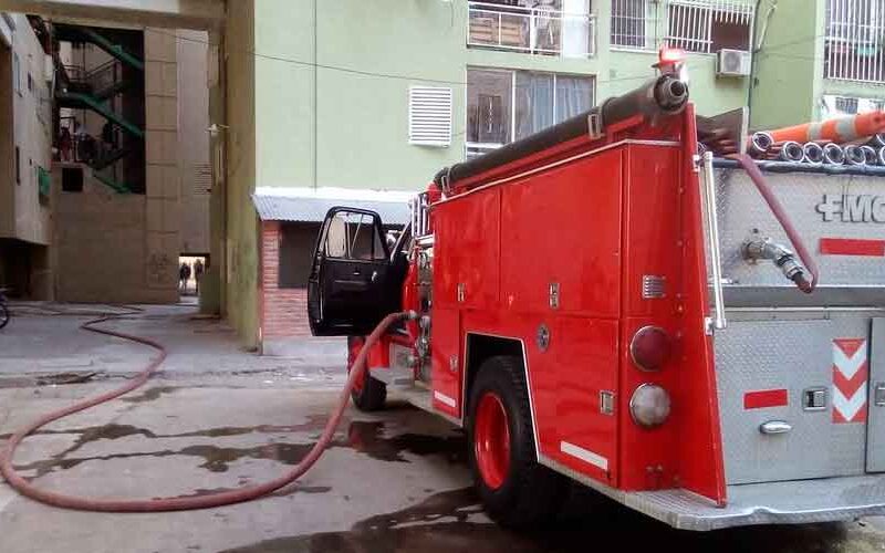 Incendio en un departamento del Complejo Soldati