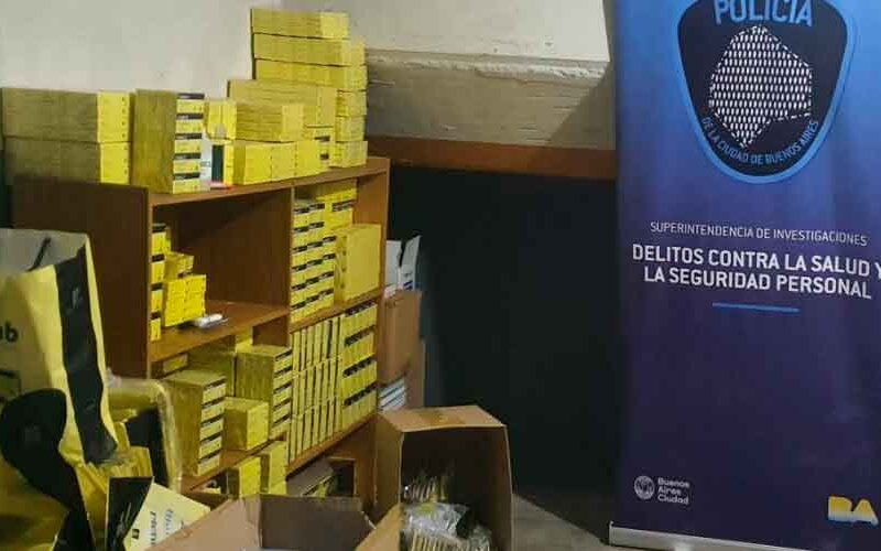 La Policía secuestró 7.000 cajas de medicamentos