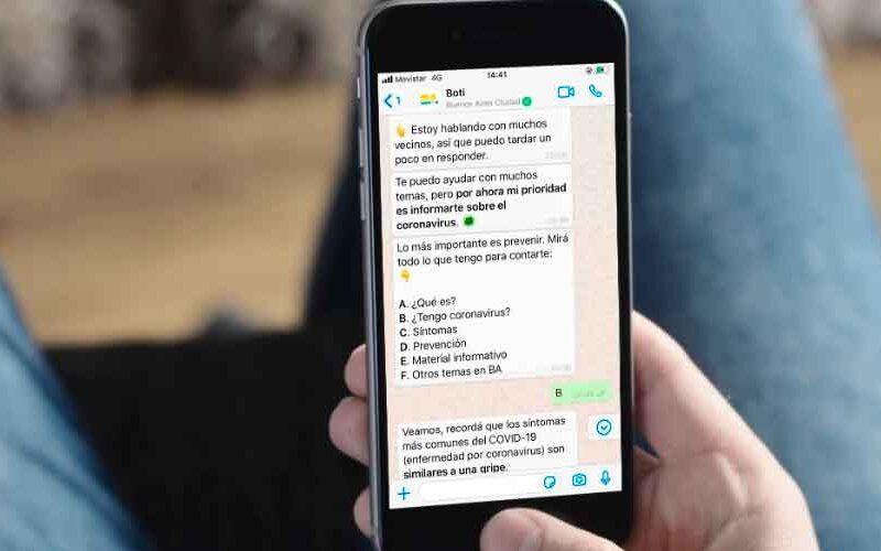 El Certificado COVID se puede consultar a través de WhatsApp