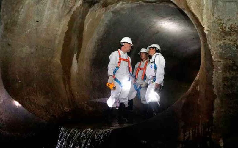 Larreta recorrió el pluvial de Honorio Pueyrredón