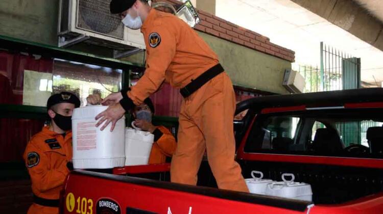 Ciudad envía para ayudar a combatir los incendios en Corrientes