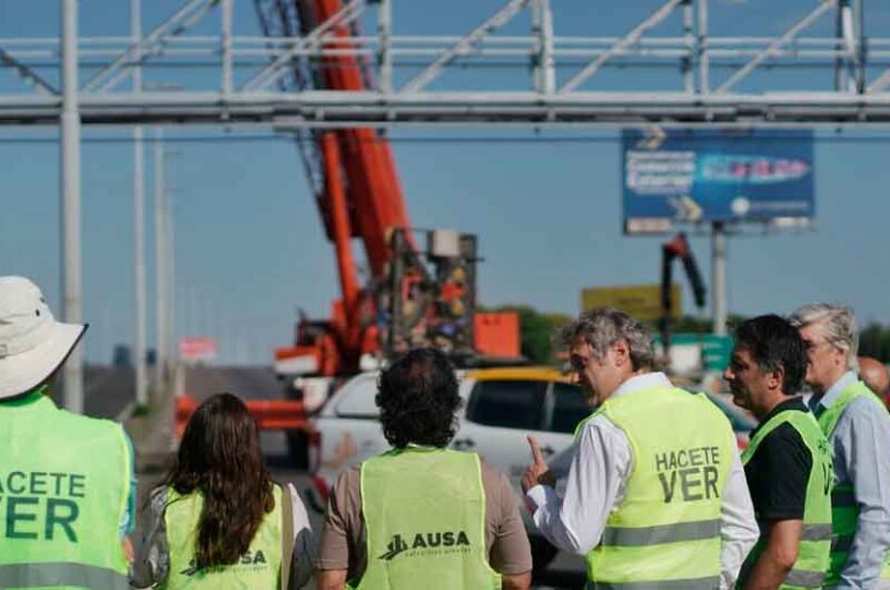 Illia: avanza el primer peaje sin barreras para autos particulares