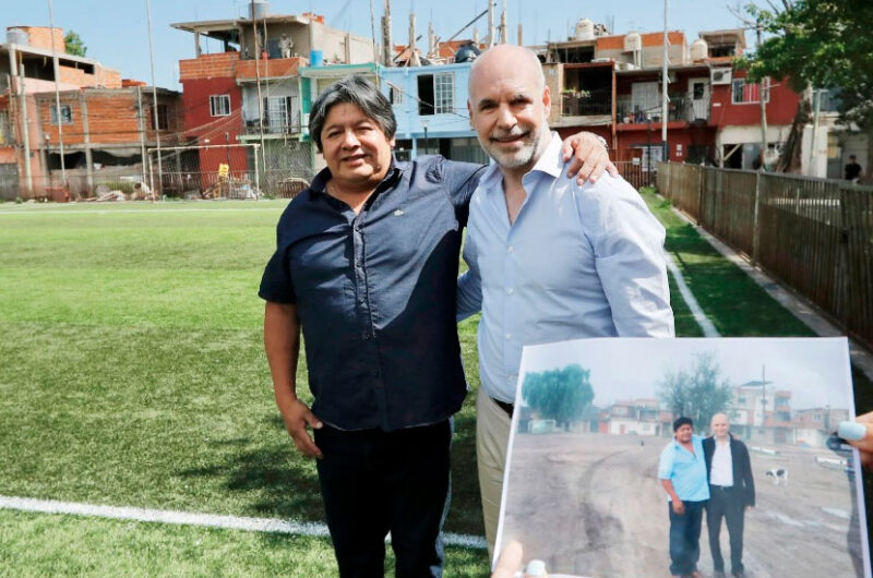 El jefe de gobierno Rodríguez Larreta recorrió el Barrio 31