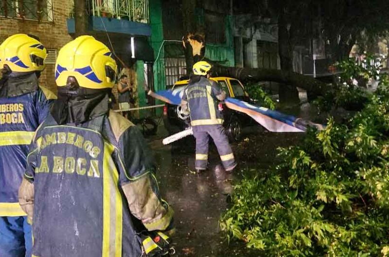 Temporal en CABA: gran cantidad de destrozos