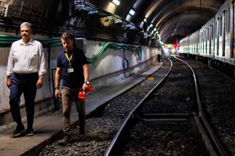 El Jefe de Gobierno recorrió las obras en la línea D del subte