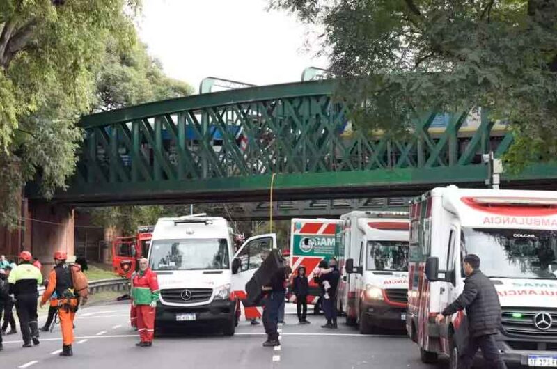 Choque de trenes en Palermo dejó mas de cien heridos