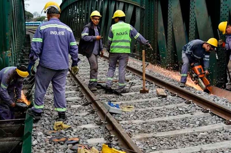 Comenzaron los trabajos sobre el puente de Figueroa Alcorta