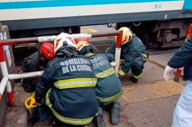 Un hombre fue arrollado por una formación del tren Sarmiento