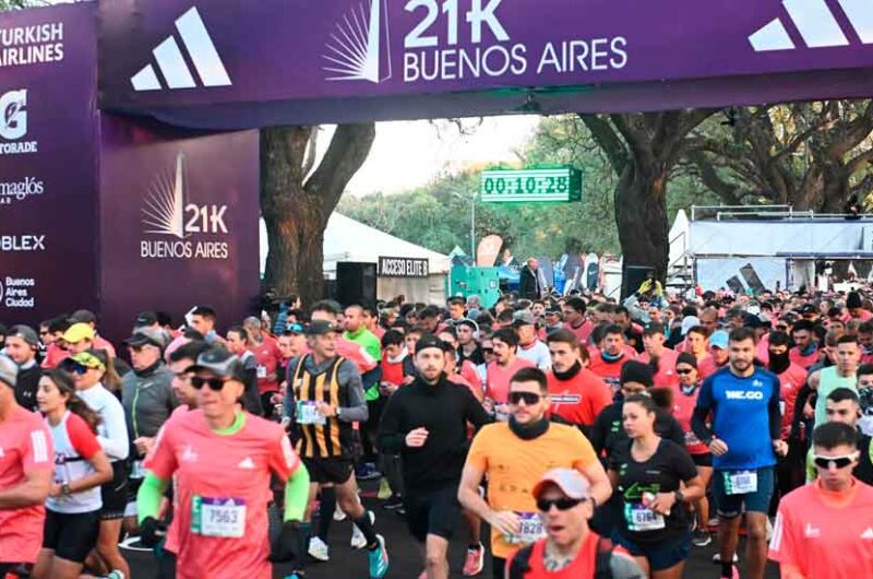 La Media Maratón tuvo el récord de 25 mil corredores