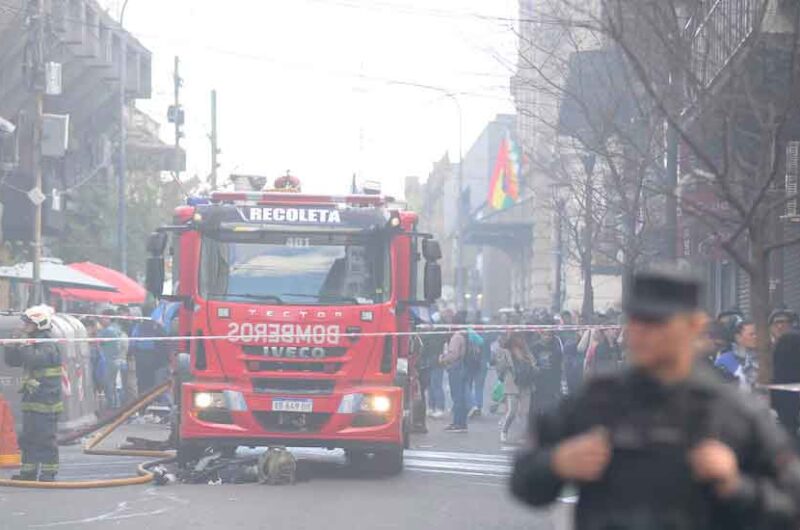 Gran Incendio en cuatro locales en Balvanera