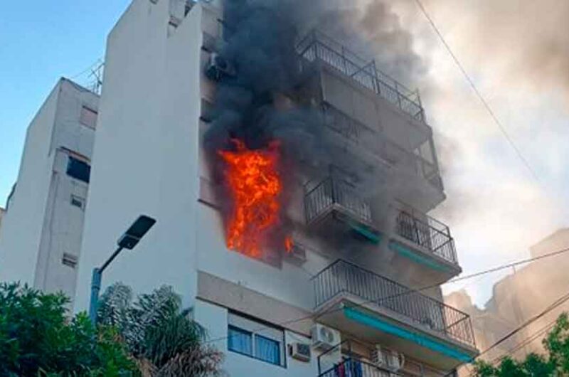 Un incendio se desató en un departamento de Culpina al 500