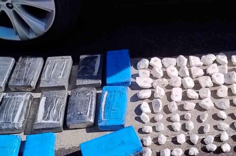 Detienen a mujer extranjera con más de 17 kilos de cocaína